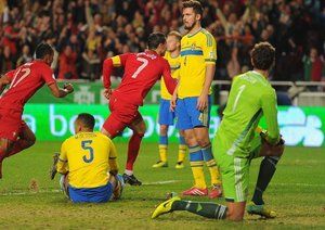 پرتغال ۱-۰ سوئد/مقدماتی جام جهانی-پلی آف|پرتغال با تک گل رونالدو گام اول را محکم برداشت و منتظر بازی برگشت با سوئد می ماند...