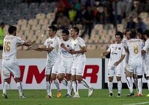 شادی بازیکنان بنیاد کار|پرسپولیس تهران 2 - 1 بنیادکار ازبکستان /  لیگ قهرمانان باشگاه های آسیا