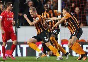 داوسون|هال سیتی 1 - 0 لیورپول / لیگ جزیره