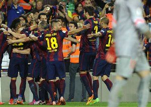 جشن قهرمانی بارسا