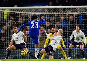 خوان کوآدرادو|چلسی 1 - 0 اورتون / لیگ جزیره