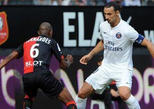 زلاتان ایبراهیموویچ|رن 1 - 1 پاریس‌سن‌ژرمن/ لوشامپیونه