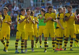 شادی بازیکنان دورتموند