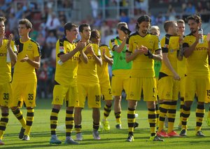 شادی بازیکنان دورتموند|اینگولشتاد 0 - 4 بوروسيا دورتموند / بوندسلیگا