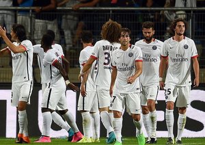 شادی بازیکنان پی اس جی