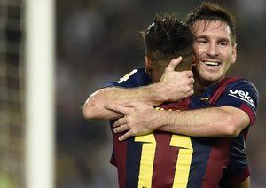 نیمار - لیونل مسی|بارسلونا 3 - ایبار / لالیگا