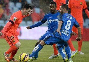 لیونل مسی|ختافه 0 - 0 بارسلونا / لالیگا