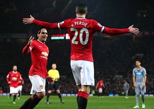 رابین فن پرسی|منچستر یونایتد 3 - 1 نیوکاسل / لیگ جزیره