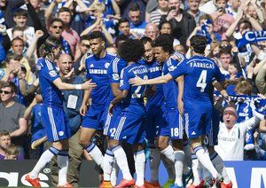 شادی بازیکنان چلسی