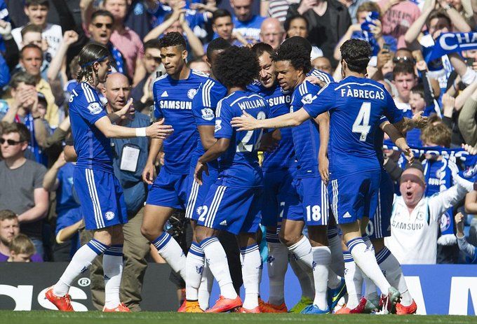 شادی بازیکنان چلسی