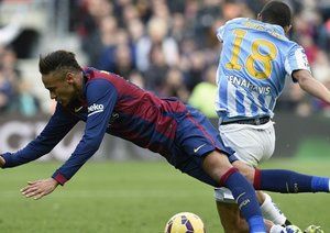 نیمار|بارسلونا 0 - 1 مالاگا / لالیگا