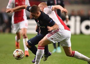 مارکو وراتی|آژاکس 1-1 پاریس سن ژرمن / لیگ قهرمانان