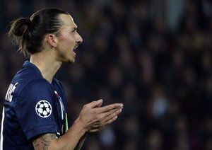 زلاتان ایبراهیموویچ|پاریس سن ژرمن 3 - 1 آژاكس / لیگ قهرمانان