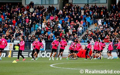 تمرین رئال در حضور 6 هزار هوادار