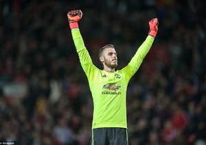 داوید دخیا|منچستر یونایتد 2 - 1 وولفسبورگ / لیگ قهرمانان