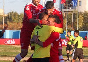 شادی بازیکنان پرسپولیس