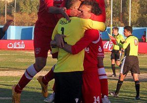 شادی بازیکنان پرسپولیس|گل گهر سیرجان 1 (2) - (3) 1 پرسپولیس تهران / جام حذفی