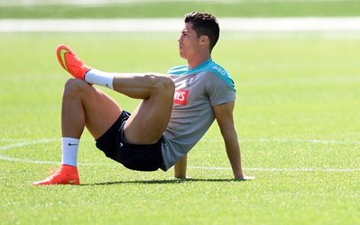 کریس‌ رونالدو با پرتغال تمرین کرد