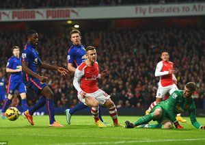 جک ویلشر|آرسنال 1 - 2 منچستر یونایتد / لیگ جزیره