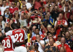 یایا سانوگو|آرسنال 5-1 بنفیکا / امیریتس کاپ