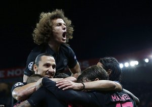 زلاتان ایبراهیموویچ|پاریس سن ژرمن 2 - 0 مالمو / لیگ قهرمانان