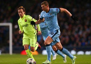 ادین ژکو - ایوان راکیتیچ|منچستر سیتی 1 - 2 بارسلونا / لیگ قهرمانان