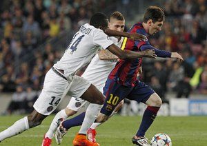 لیونل مسی|بارسلونا 2 - 0 پاریس سن ژرمن / لیگ قهرمانان اروپا