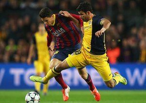 دیگو کاستا|دیگو کاستا از دقیقه نخست در بازی رفت برابر بارسلونا از مرحله ی یک چهارم نهایی به میدان رفت، اما به علت مصدومیت از زمین بازی اخارج شد و بازی برگشت را نیز از دست داد.