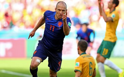 روبن بهترین بازیکن دیدار استرالیا و هلند شد