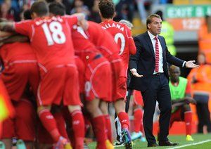 براندان راجرز|لیورپول 2 - 1 وست‌برومویچ / لیگ جزیره