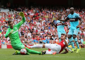 اليوير ژیرود|آرسنال 0 - 2 وستهام / لیگ برتر انگلستان