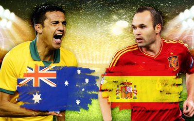پیش‌بازی استرالیا – اسپانیا / دیداری برای اعاده حیثیت