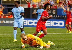 رحيم شاكيل استرلینگ|لیورپول 2-2 منچستر سیتی / دیدار دوستانه