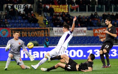 جام حذفی ایتالیا | رم 0 - فیورنتینا 2 / درخشش گومز و حذف جالوروسی از کوپا ایتالیا + چیدمان دو تیم