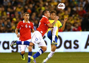 برزیل ۲-۱ شیلی/بازی دوستانه