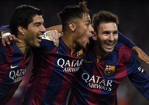 مسی - نیمار - سوارز|بارسلونا 3 - 1 اتلتیکو مادرید / لالیگا