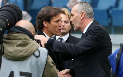 توهین مربیان رم و لاتزیو به یکدیگر در پایان دربی دلاکاپیتاله