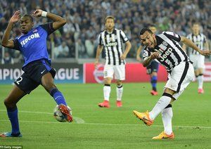 کارلوس توز|یوونتوس 1 - 0 موناکو / لیگ قهرمانان