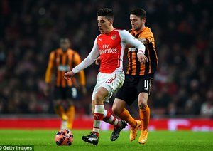 هکتور بلرین|آرسنال 2 - 0 هال سیتی / جام حذفی انگلستان