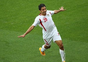 شادی بازیکن اردن