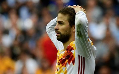 جرارد پیکه بعد از حذف لاروخا از جام ملت ها: اسپانیا در حد و اندازه قهرمانی نبود