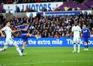 دیگو کاستا|سوانسی 0 - 5 چلسی / لیگ انگلستان