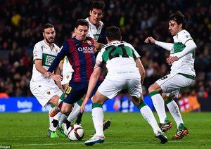 لیونل مسی|بارسلونا 5 - 0 اِلچه / جام حذفی اسپانیا