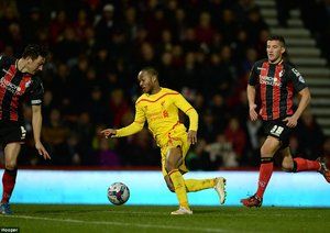 رحيم استرلینگ|ای اف سی بورنموث 1 - 3 لیورپول / جام اتحادیه