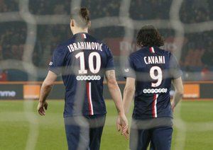 زلاتان ایبراهیموویچ - کاوانی|پاریس سن ژرمن 3 - 1 لورين / لوشامپونه