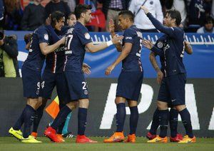 شادی بازیکنان پی اس جی