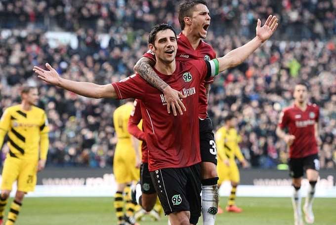 شادی بازیکنان دورتموند