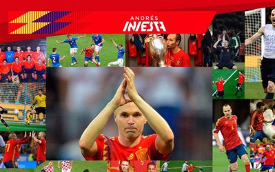 نامه خداحافظی آندرس اینیستا از تیم ملی اسپانیا 