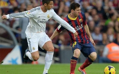 برتری قاطع مسی نسبت به رونالدو در سال 2015