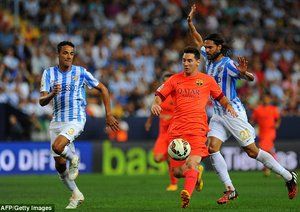 لیونل مسی|مالاگا 0-0 بارسلونا / لالیگا